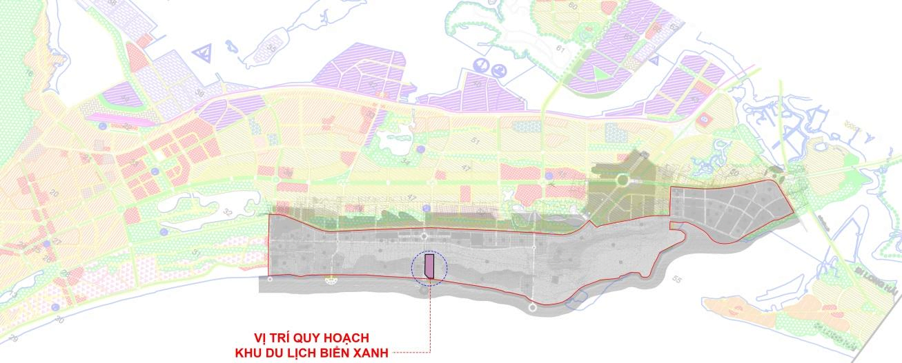 Quy hoạch chi tiết 1/500 Khu du lịch Biển Xanh