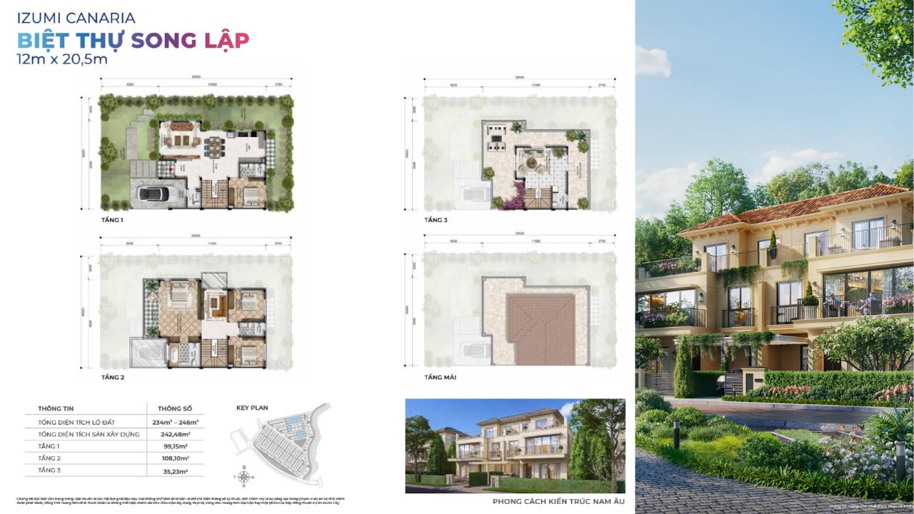 biệt thự song lập izumi canaria đồng nai