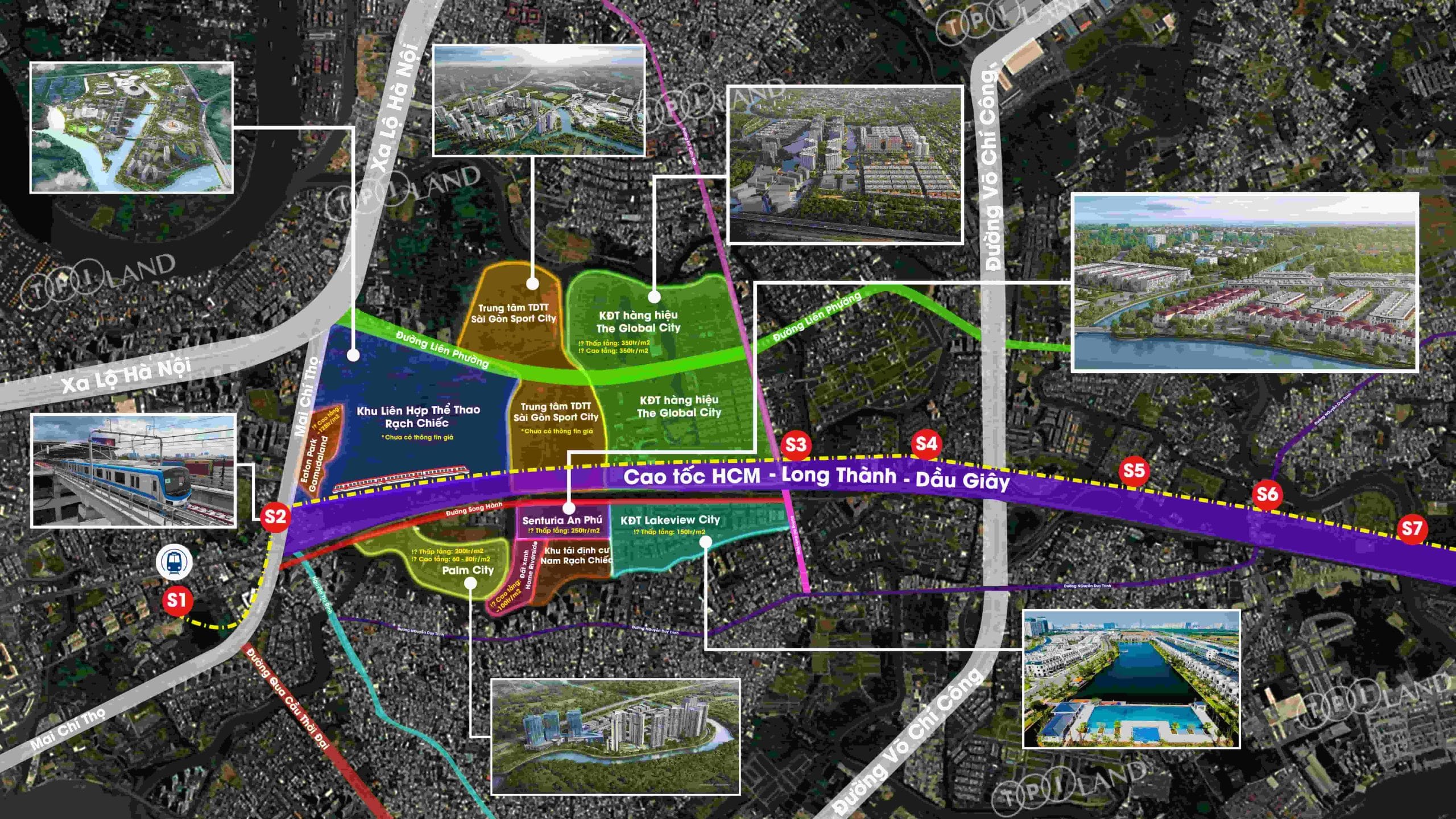 vị trí căn hộ palm river quận 2